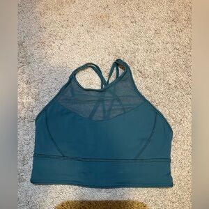 Lululemon Blue Sports Bra with Racerback Design